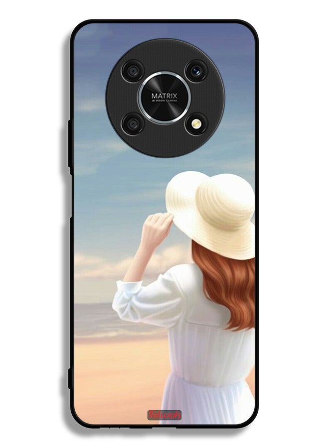 Tolwak Honor X30 5G Protective Case Cover Hat Girl Standing - Image 2