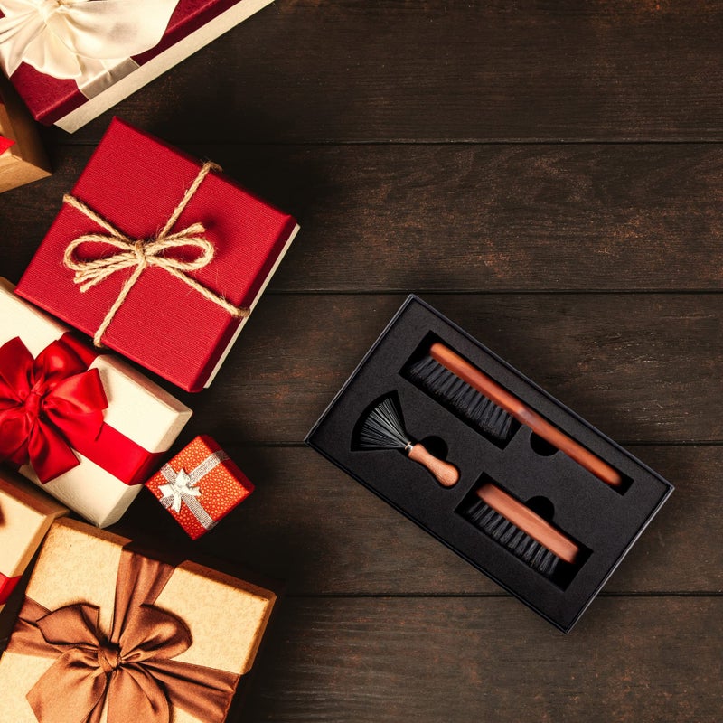 ZilberHaar Beard Brush Grooming Kit - Stiff Bristles Boar Bristles - Ideal for Medium to Long, Thick Beards - Distributes Balm & Oil for Growth/Styling - With Brush Cleaning Tool - Image 3