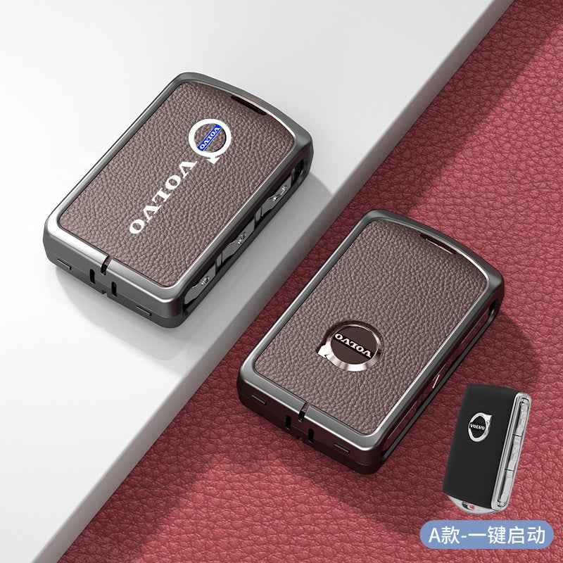 Volvo Luxury Aluminum Key Case for Volvo - Compatible with XC60/XC40/S60/S90/XC90/V60/V90 - Image 1