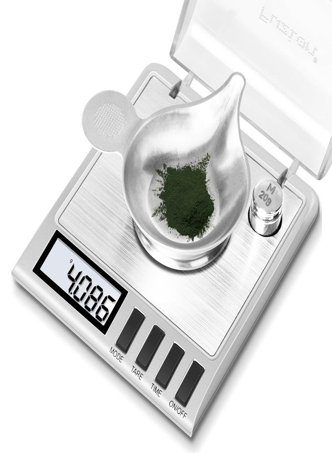 Fuzion Milligram Scale, 50g/0.001g Digital Milligram Scale with Calibration Weights, Jewelry and Gem Scale, Mg Scale for Powder, Reloading, Includes Scoop, Powder Pan and Tweezers - Image 4