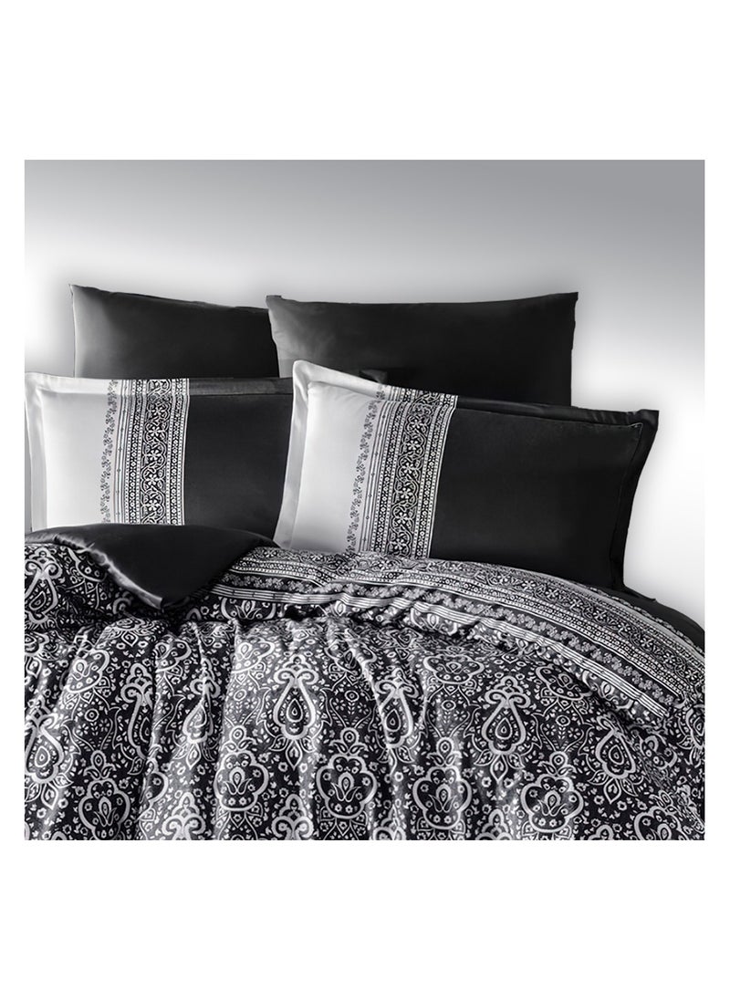 Family Bed - stick Bed sheet Cotton 4 pieces size 180 x 200 cm Model 196 from Family Bed - Image 1
