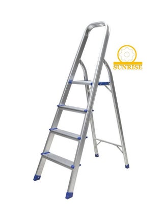 4 Steps Ladder Aluminum Folding Step Stool With Anti Slip Sturdy And Wide Pedal Light Weight Portable Multi Use Stepladder For Home And Kitchen Use Space Saving - pzsku/Z25D3AE97D448622FDD68Z/45/_/1672839474/d547f5c6-95ef-49d6-b532-b69c47d0f66f