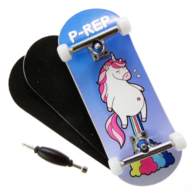 PREP V2 Performance Complete Wooden Fingerboard 34mm Smell The Rainbow - Image 2