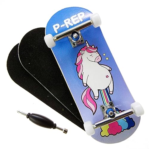 PREP V2 Performance Complete Wooden Fingerboard 34mm Smell The Rainbow - Image 1