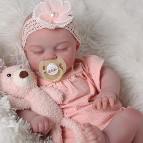 BABESIDE Lifelike Reborn Baby Dolls 20 Inch Realistic Newborn Baby Doll Sleeping Real Life Baby Dolls Girls with Gift Box for Kids Age 3 - Image 5