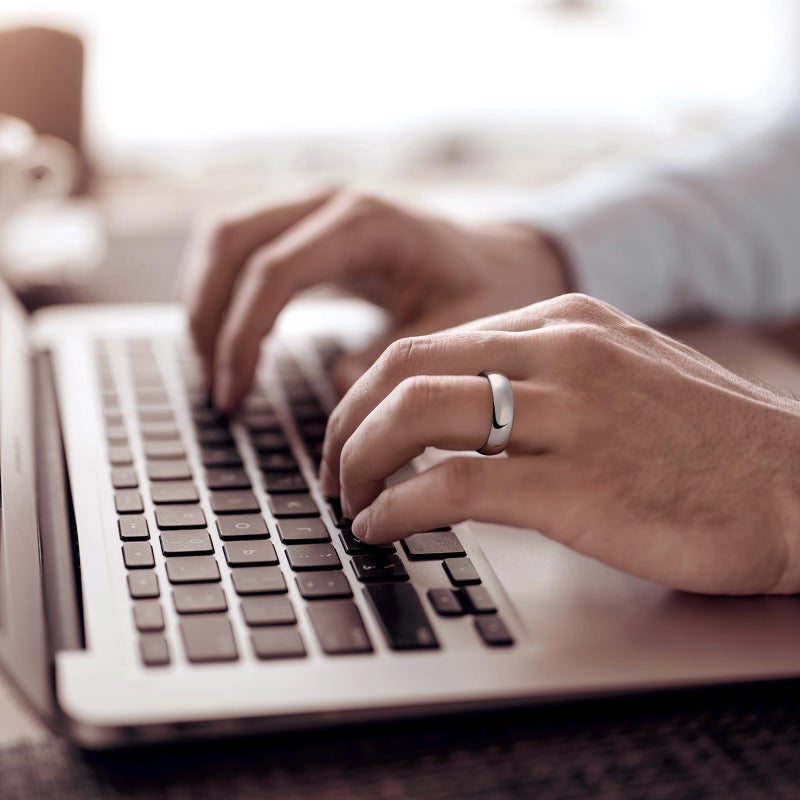 King Will 6mm Tungsten Carbide Wedding Band for Men Women Classic Promise Engagement Rings for Couples Domed Style High Polish Finished Comfort Fit, Silver Size 8.5 - Image 5