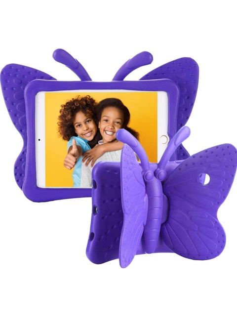 Kid-Proof EVA Foam Case for iPad 6th Generation (9.7 Inch) - Lightweight Protective Cover for Kids - Purple
