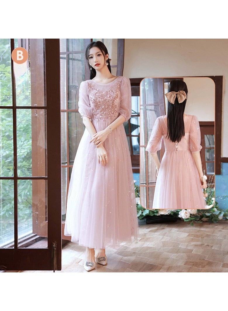 KUYING New Fashionable and Elegant Bridesmaid Dress  - Image 1