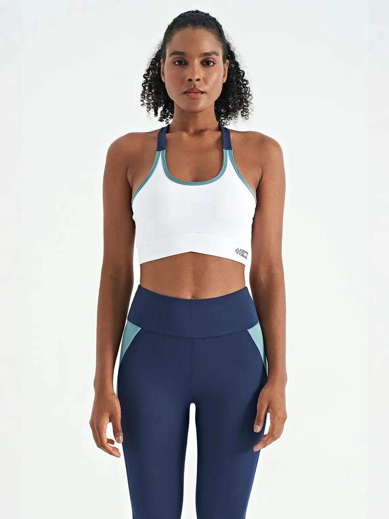 TOMMYLIFE TOMMY Fitted Sleeveless Crop Sports Top