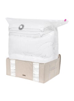 COMPACTOR Zip Closure Space-Saving Vacuum Bag Beige 210 L RAN7650  - Image 2