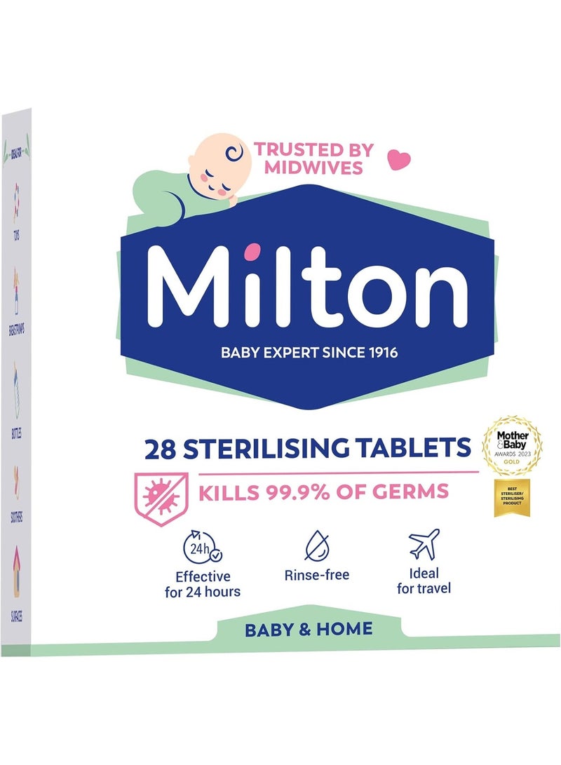 Milton Sterilising Tablets - 28 Tablets (112g) - Image 1