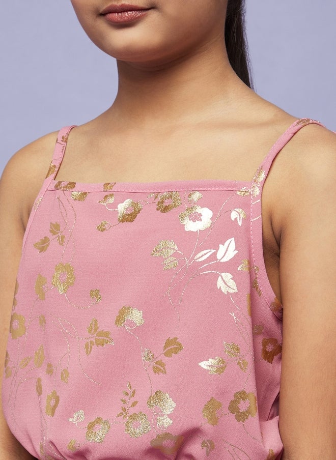 أيه كيه إس طقم بناتي عرقي وردي من  قطع - Image 2