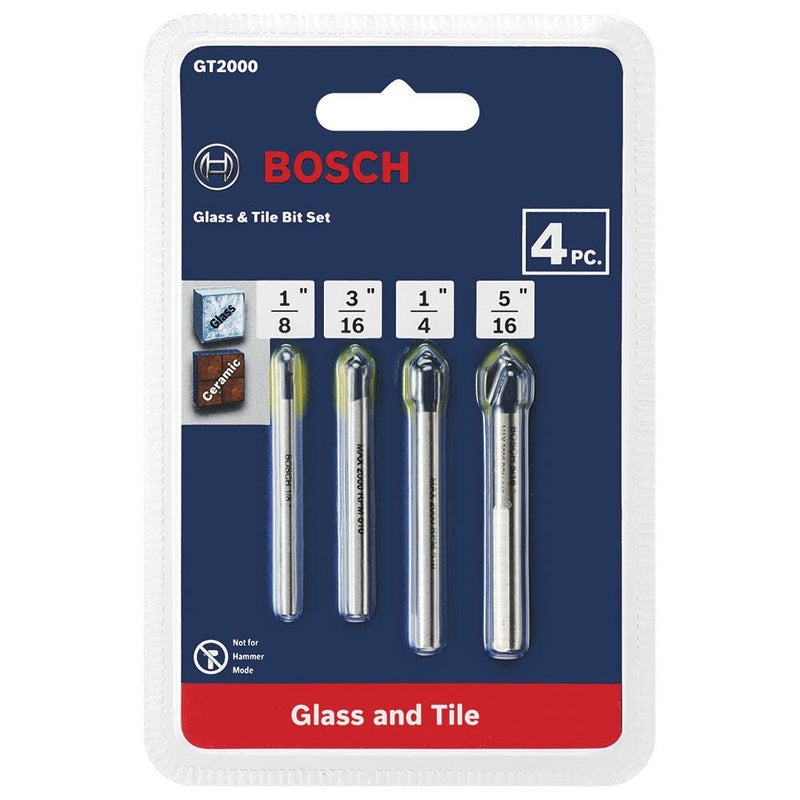 BOSCH BOSCH GT2000 4-Piece Carbide Tipped Glass  - Image 4