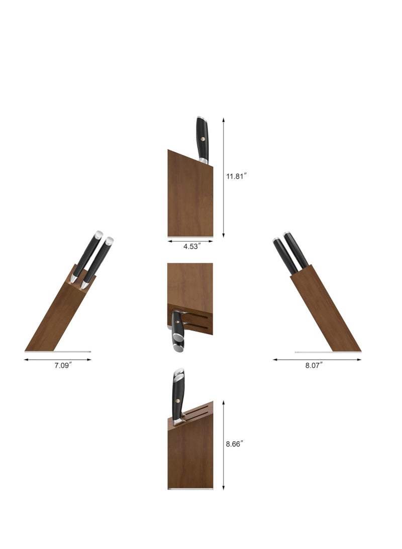 CANGSHAN L1 Series 3-Piece HUA Cleaver Knife Block Set, Forged German Steel Black  - Image 4