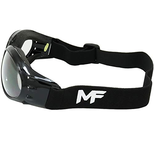 Mf نظارات MF فولكان (إطار أسود/عدسة شفافة) - Image 3