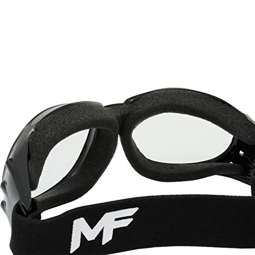 Mf نظارات MF فولكان (إطار أسود/عدسة شفافة) - Image 5