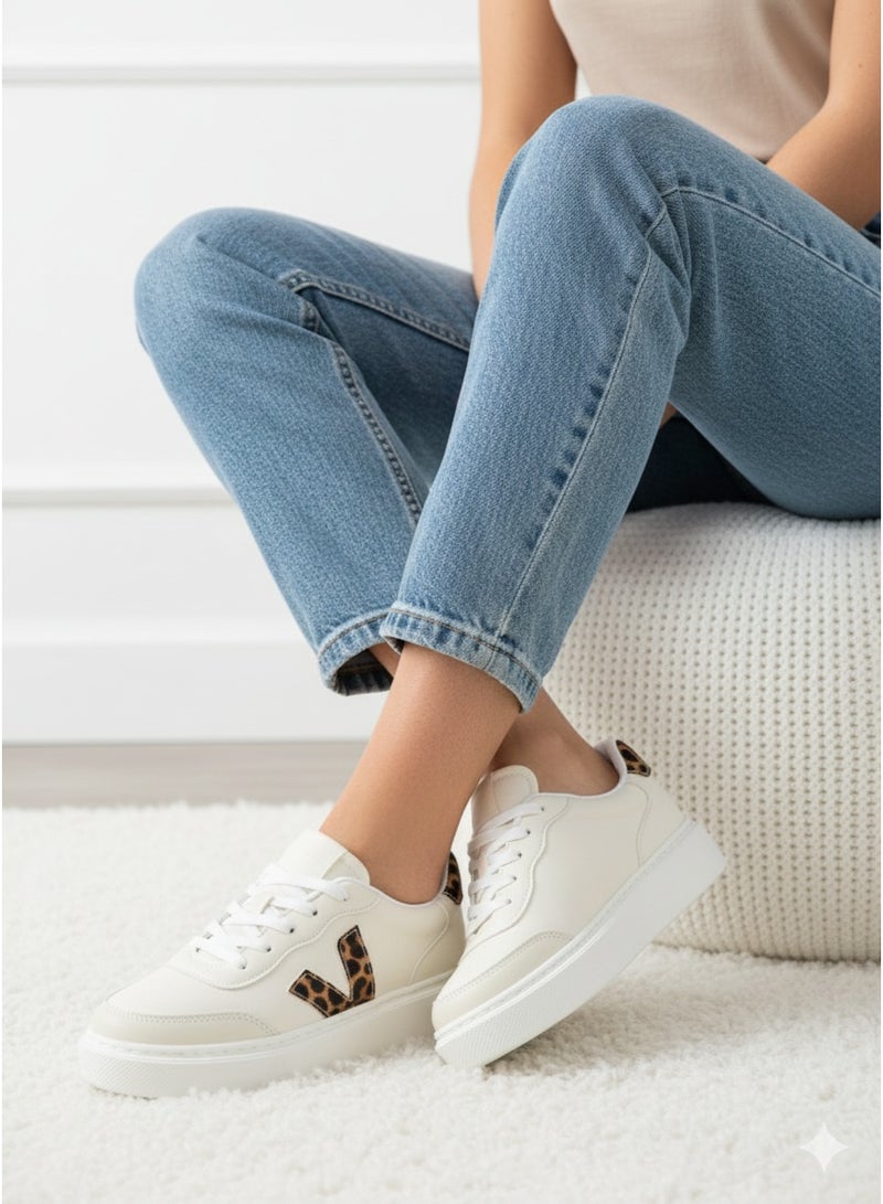 فيبراندا حذاء كاجوال يومي SN-17-BEIGE TIGER - Image 1