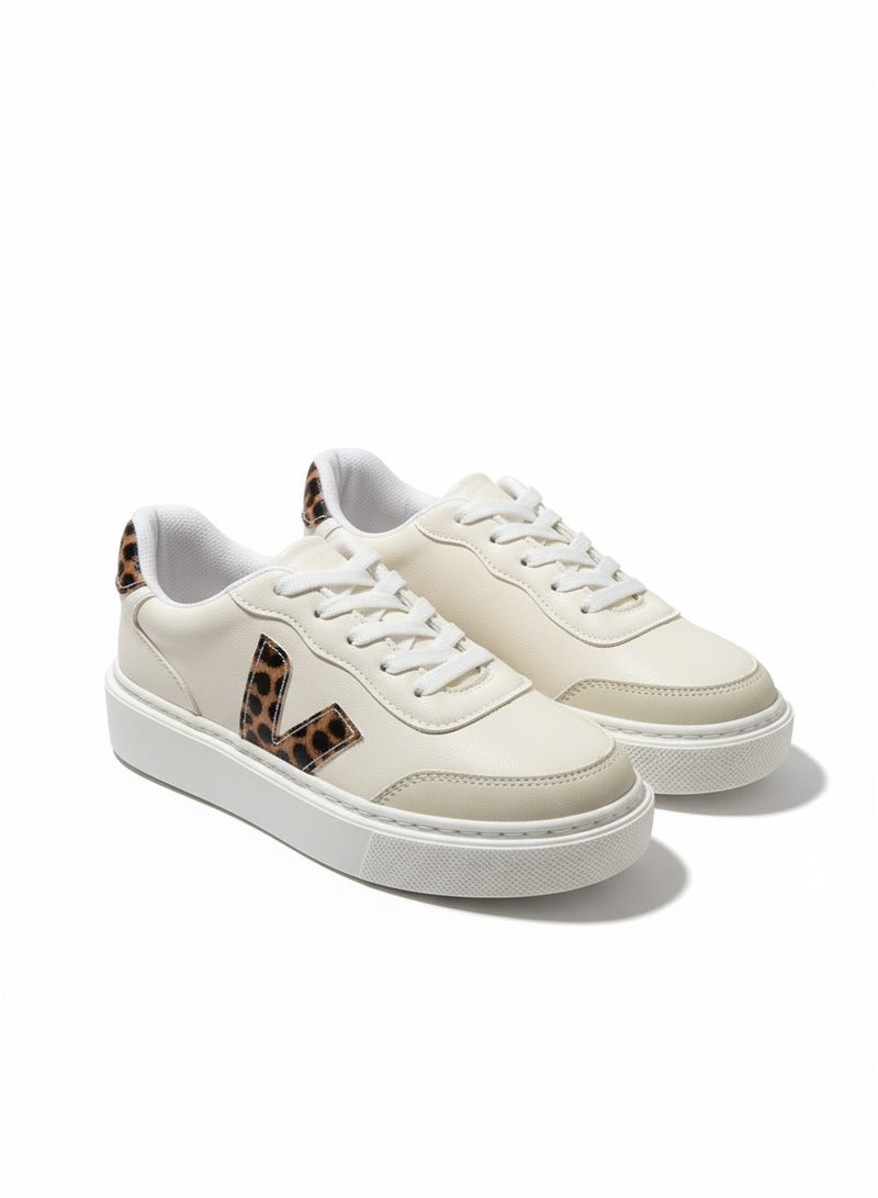 فيبراندا حذاء كاجوال يومي SN-17-BEIGE TIGER - Image 3