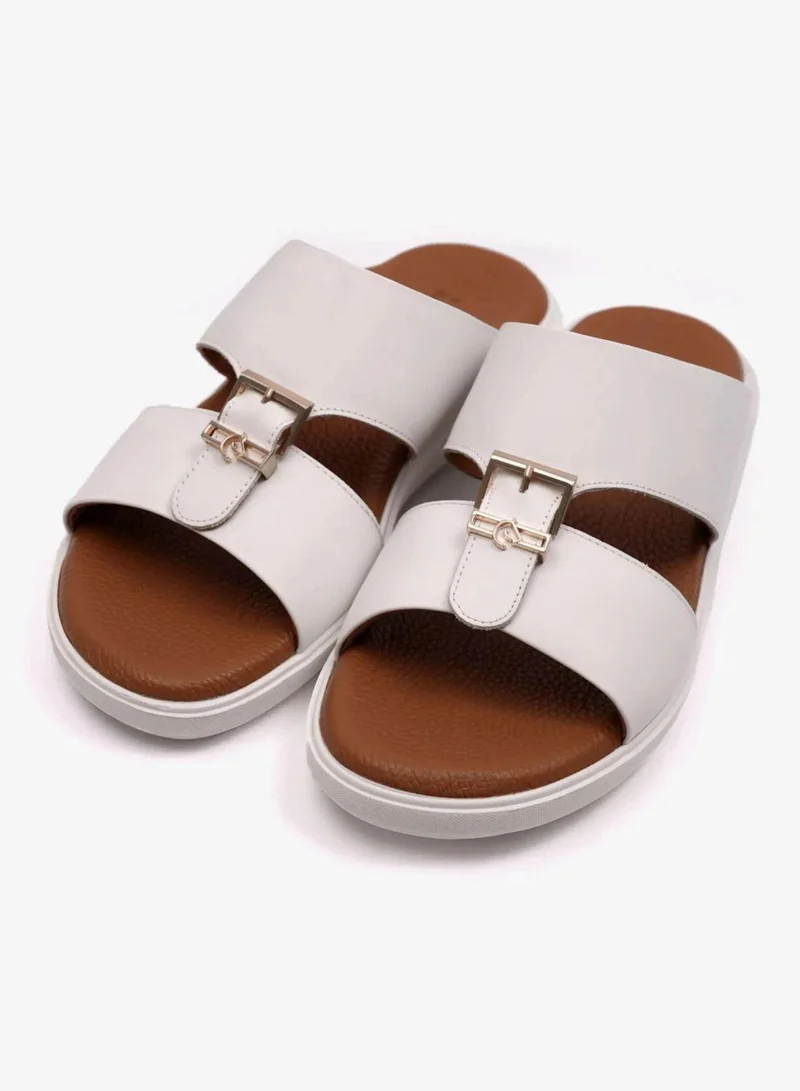 UOMO Cavalier CLASSIC OUTSOLE UOMO CAVALIER MENS SANDALS WHITE