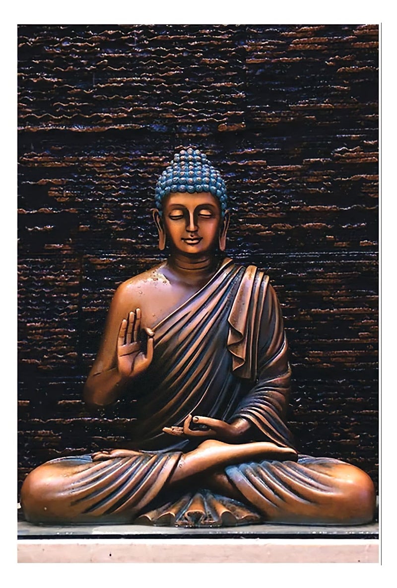 Decals Creation Gautam Buddha Vinyl Reusable Self-Adhesive Sticker | Wall Reusable Self-Adhesive Sticker For Living Room/Bedroom/Office Size - 60 Cm X 90 Cm - Image 1