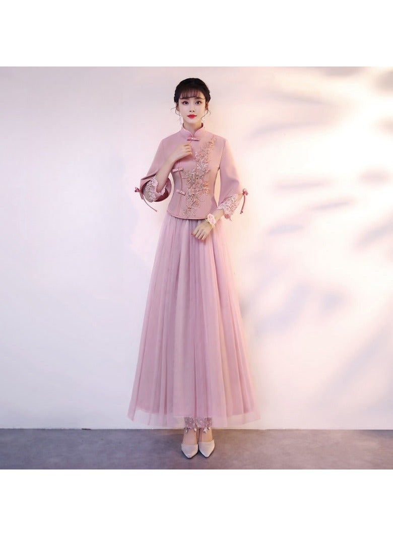 KUYING New Fashionable and Elegant Bridesmaid Dress  - Image 1