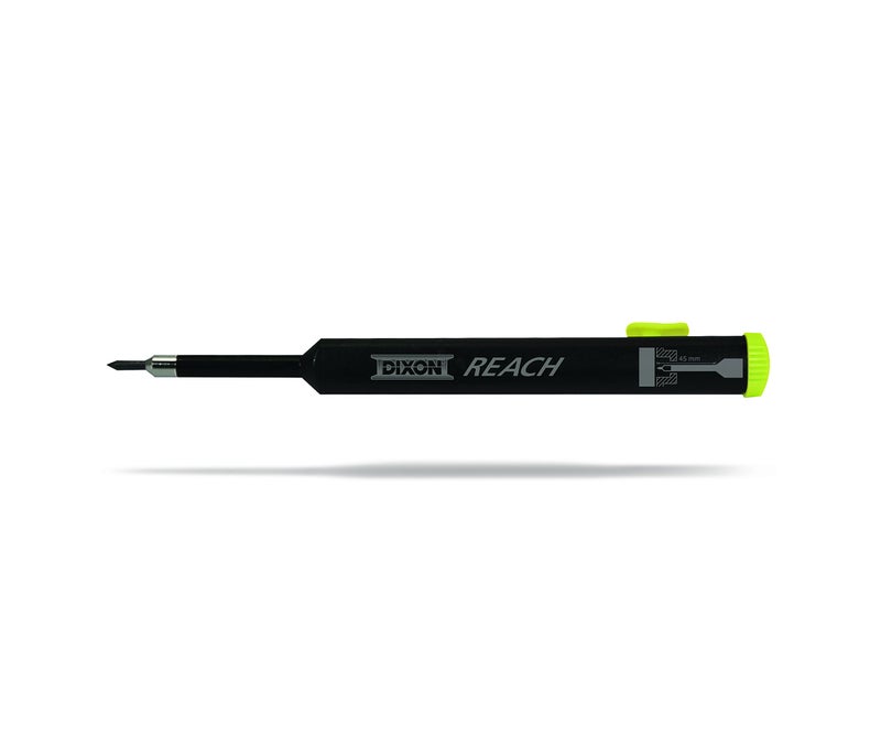Dixon Industrial REACH- Deep Hole Mechanical Pencil with Lead Refills included, Yellow (14301) - Image 2