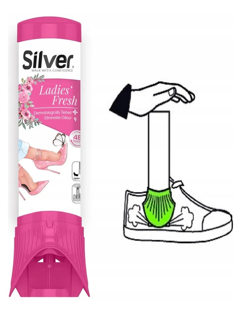 Silver Fresh Women's Shoe Perfume and Deodorizer 100 ml - Image 2
