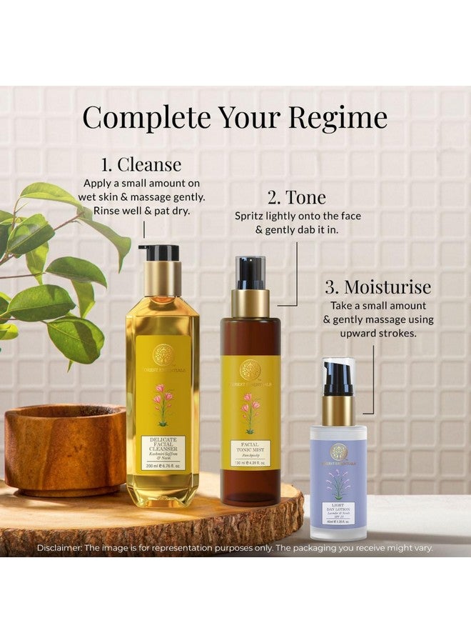 Forest Essentials Delicate Facial Cleanser With Saffron & Neem | Ayurvedic Purifying Face Wash | For Combination To Oily Skin | Sulphate Free | Paraben Free - Image 2