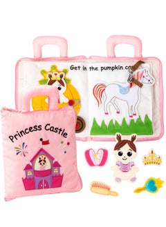 Y&D Quiet Book for Kids, Toddler Travel Toys Felt Busy Preschool Learning Montessori 10 Page Activity 2 3 4 Year Old Girls  - Image 1