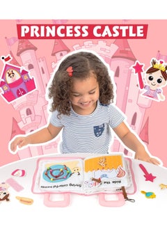 Y&D Quiet Book for Kids, Toddler Travel Toys Felt Busy Preschool Learning Montessori 10 Page Activity 2 3 4 Year Old Girls  - Image 4
