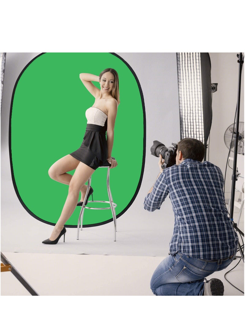 Generic - 2-in-1 Pop Up Chromakey Background (120 x 180cm) - Image 1