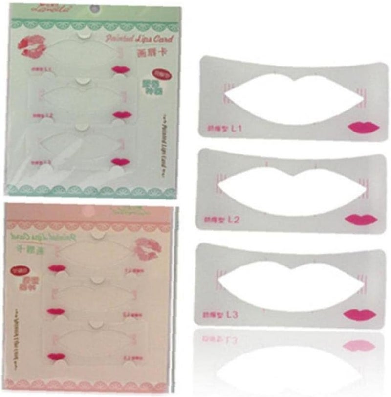 Zonster 3pcs Lip Stencils Shaping Template Makeup Beauty Tool for Cosmetic - Image 3