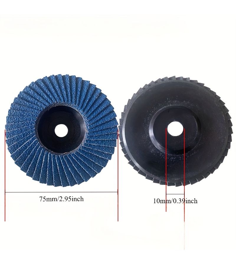 Blue Diamond Grinding Wheel Flap Disc Polishing Belt Angle Grinder Accessories 100 115 125mm - Image 2