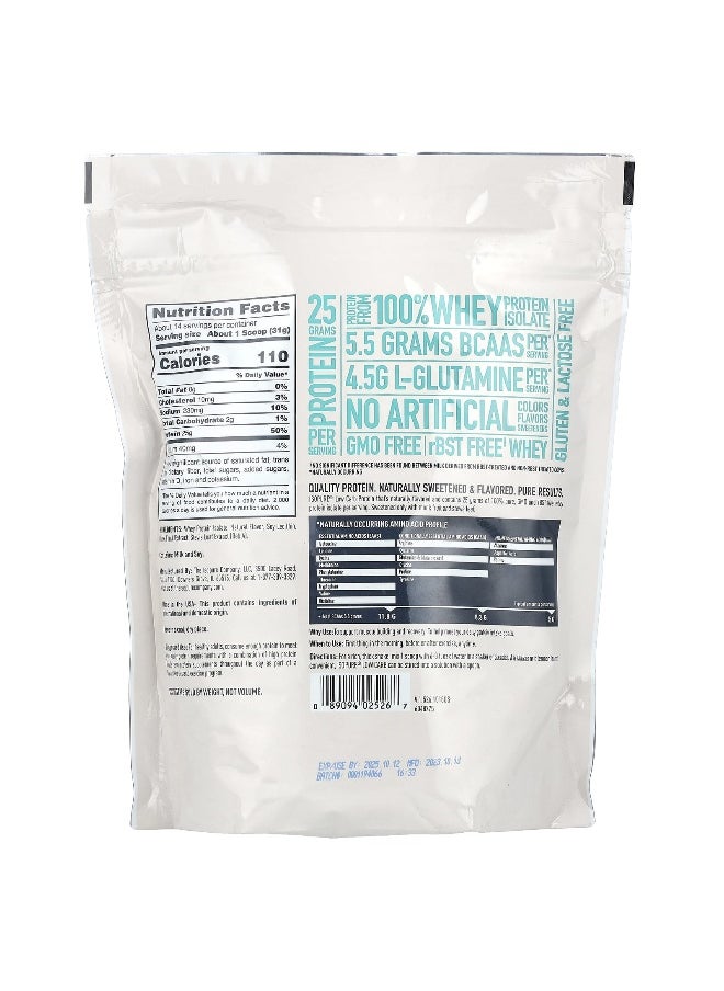 Isopure Isopure, Low Carb Protein Powder, Tahitian Vanilla, 1 lb (454 g)  - Image 2