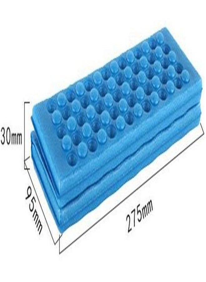 he andi 1pcs Waterproof Foldable Folding Foam Mat Chair Cushion Seat Pads (Blue, Green, Red, Orange, Purple.) (Blue-2) - Image 3