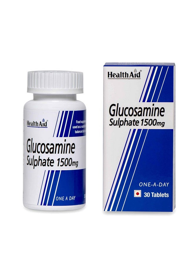 Health Aid - HealthAid Glucosamine Sulphate 1500Mg - 30 Tablets (Non Vegetarian) - Image 1