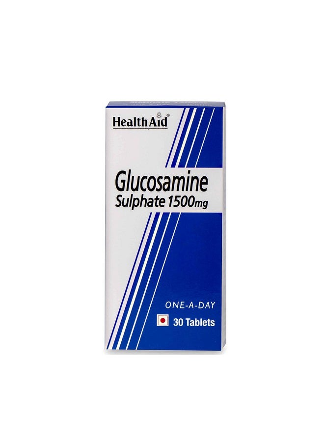 Health Aid - HealthAid Glucosamine Sulphate 1500Mg - 30 Tablets (Non Vegetarian) - Image 1