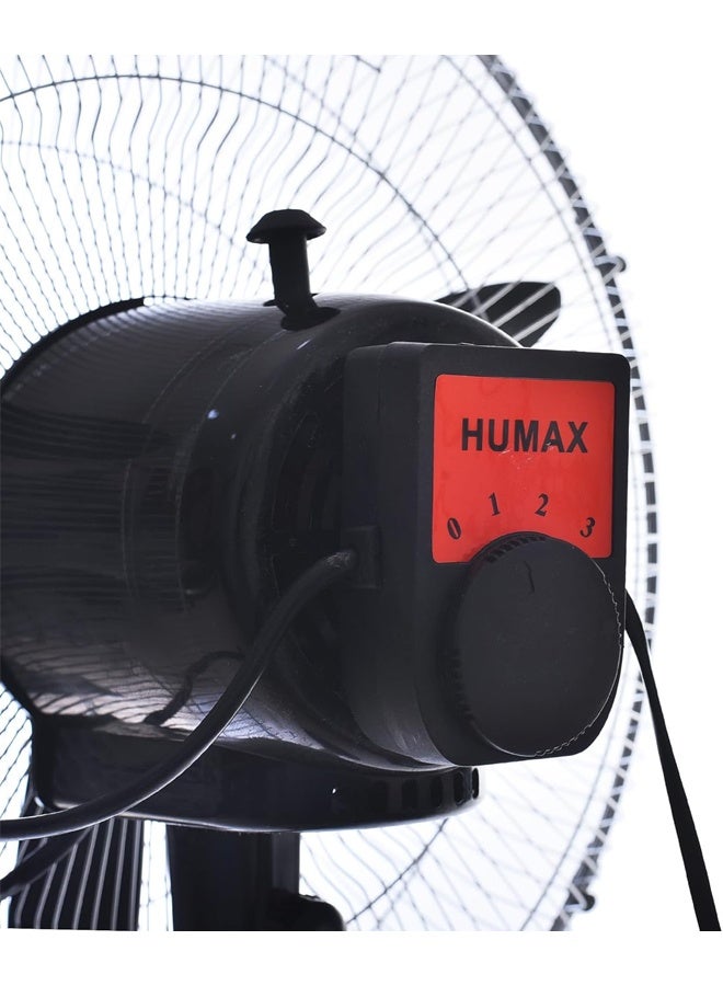 هيوماكس مروحة استاند 18 بوصة ريشة معدن - Image 3