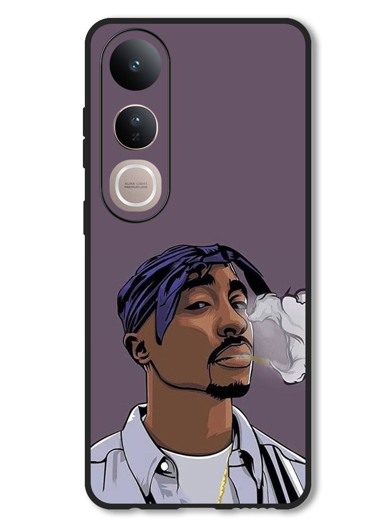Theodor Case Compatible with Vivo V50 Lite Protection Shockproof Bumper Cover Tupac - Image 1