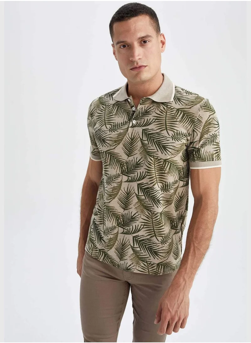 ديفاكتو Man Regular Fit Polo T-Shirt