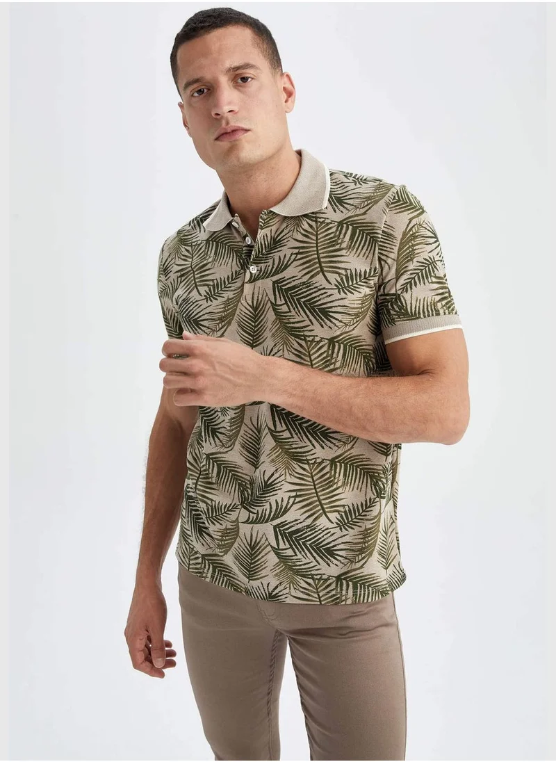 ديفاكتو Man Regular Fit Polo T-Shirt