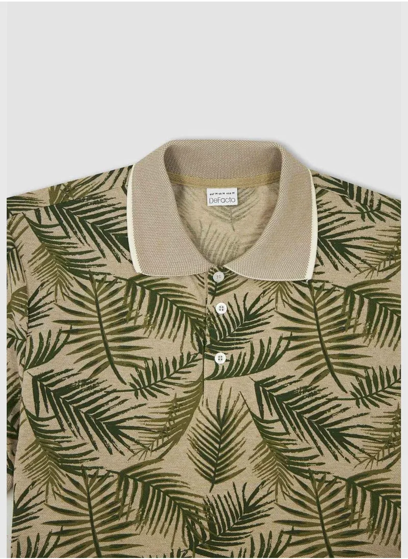 ديفاكتو Man Regular Fit Polo T-Shirt