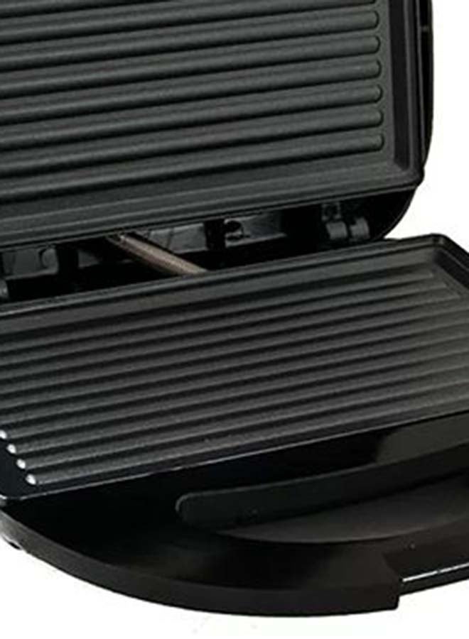 ALSAIF-ELEC Sandwich Maker With Grill Plate 2 Slices 750 W E05328 Black - Image 2