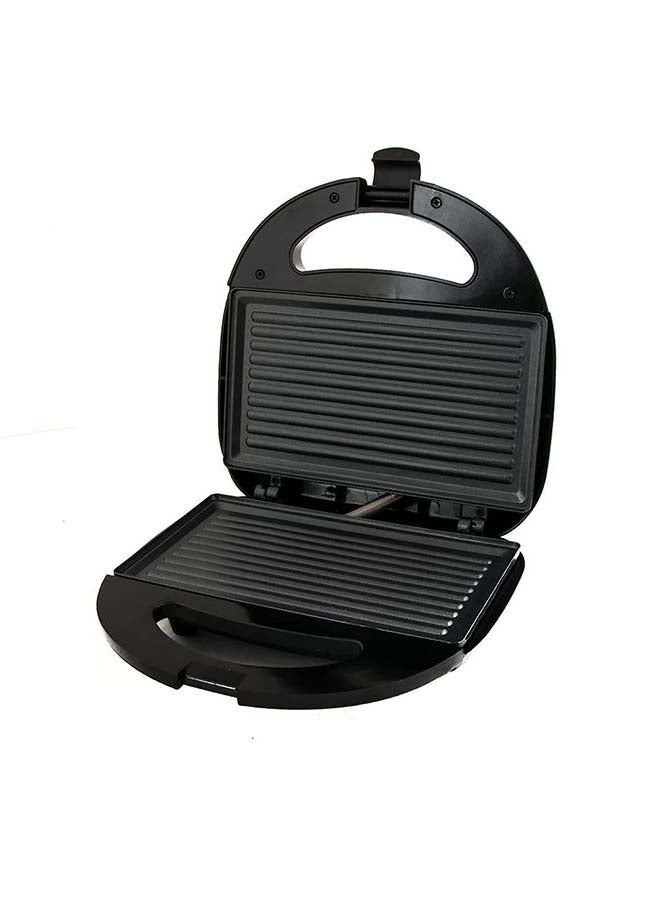 ALSAIF-ELEC Sandwich Maker With Grill Plate 2 Slices 750 W E05328 Black - Image 5