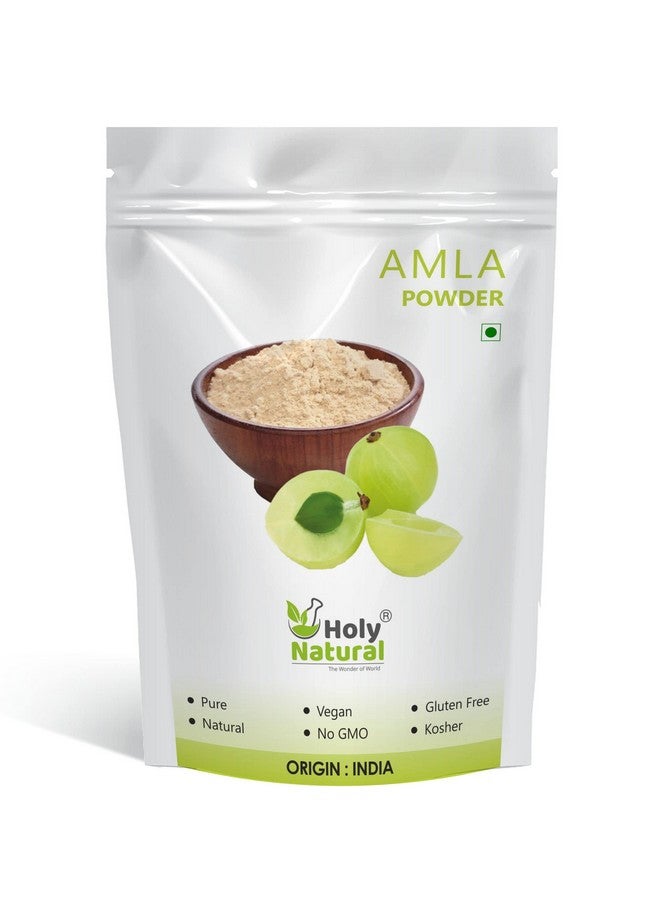 Holy Natural - The Wonder of World Holy Natural Amla Powder - 100 GM | Amla Also Called Phyllanthus emblica, and Indian Gooseberry. | Rich Source of Vitamin C | Edible Grade, Also use in Skin and Hair Care. - Image 1