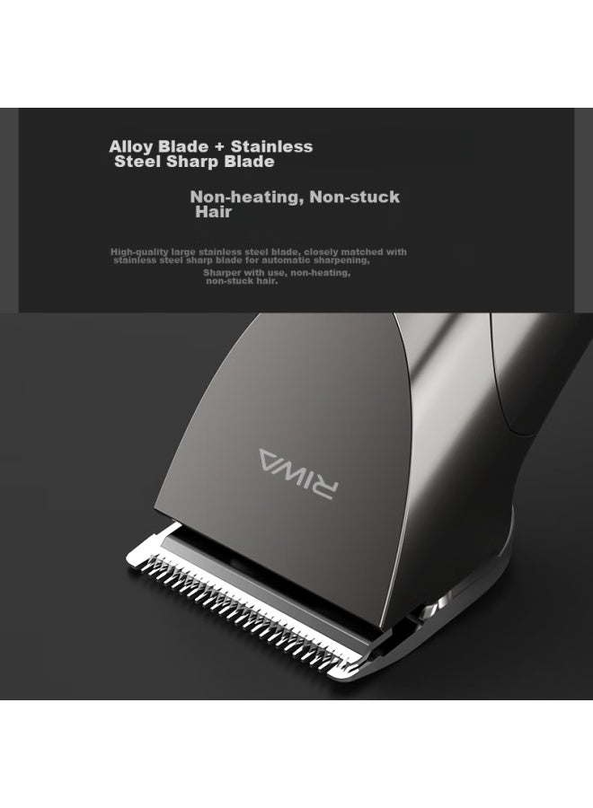 Riwa Hair Clipper, Electric Trimmer, Fully Washable, Professional Adult And Children's Hair Cutting Scissors, Baby Hair Trimmer, Re-6305 Accelerated Model - Image 3