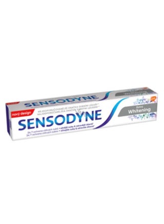 Sensodyne toothpaste for sensitive teeth and protection from cavities Extra whitening