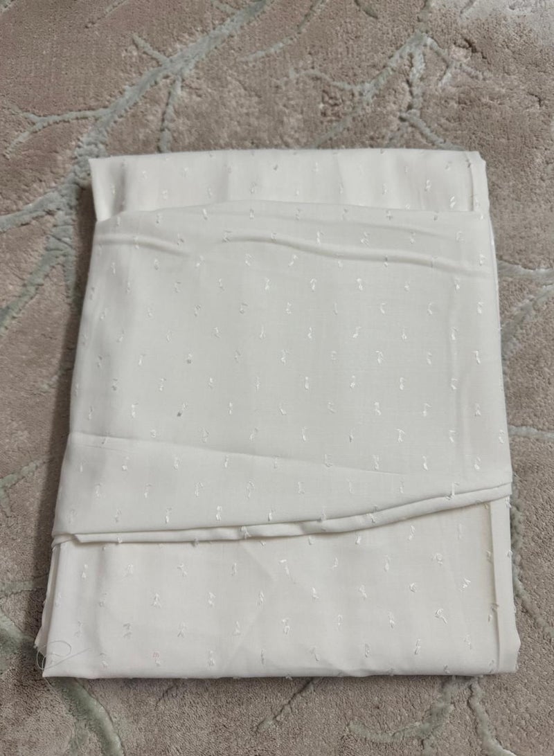 Brides Polka dot prayer jalal with sleeves and side tie - Image 2