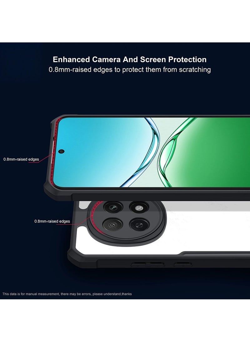 General Compatible oppo f29 pro 5g clear case [airbag protection] clear case camera lens protection pc+tpu shockproof bumper protection back cover  - Image 2