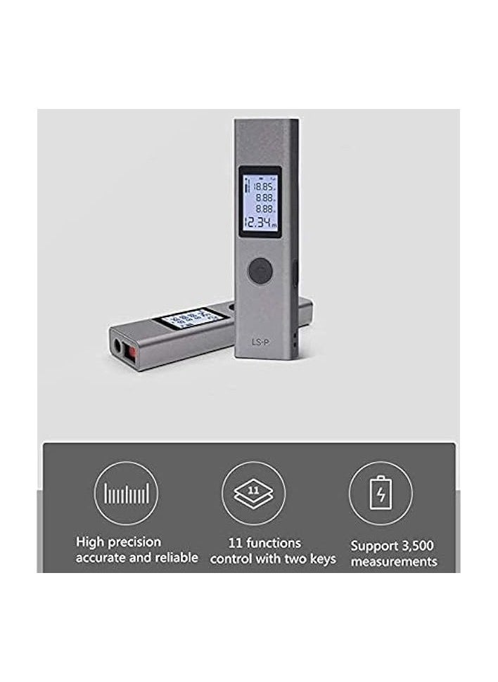 PROMASS Laser Distance Meter Area Volume Angle Pythagorean Laser Rangefinder High Precision Portable Laser Range Finder  - Image 3